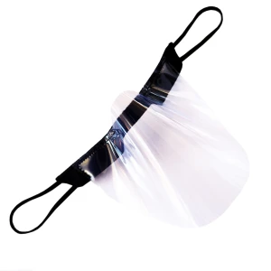 Černá ochranná polomaska - mini přilba