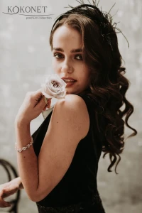 Svatební náramek FLORAL rose