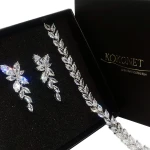 Svatební souprava FLORES silver + ROSANA silver