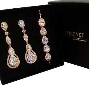 Svatební souprava VIVIEN rose + DROP rose