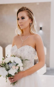 Svatební náušnice CHLOE gold