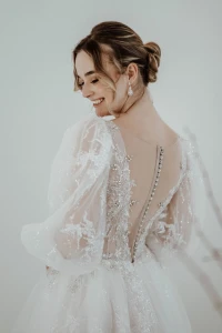 Svatební náušnice OLEA silver