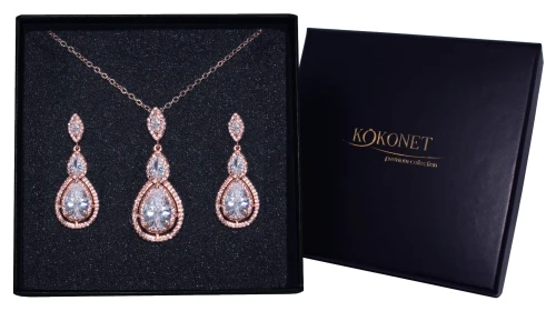 Komplet ślubny różowe złoto OLEA rose