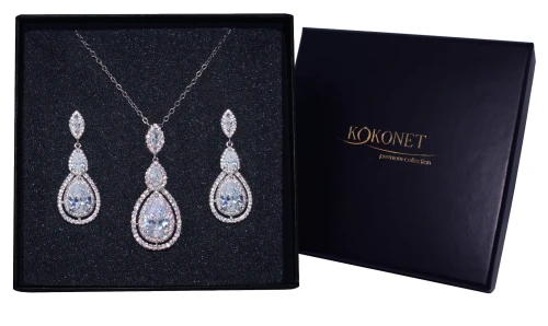 Komplet ślubny srebrny OLEA silver