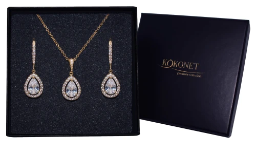 Komplet ślubny złoty IVETTE gold