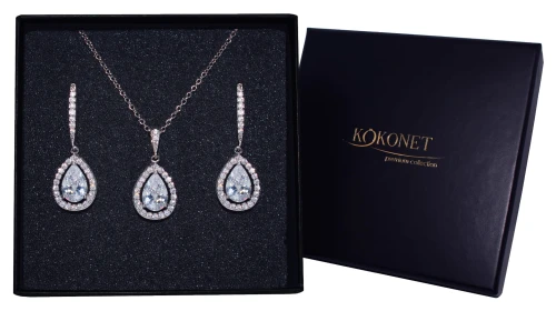 Komplet ślubny srebrny IVETTE silver