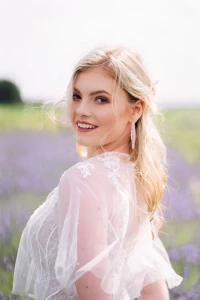 Svatební náušnice DEYDRA rose