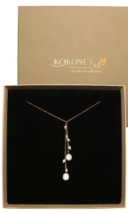 Svatební náhrdelník s perlami ALLULA gold