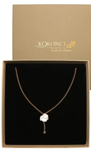 Svatební náhrdelník Peony gold