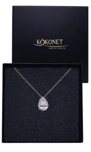 Svatební náhrdelník DROP silver