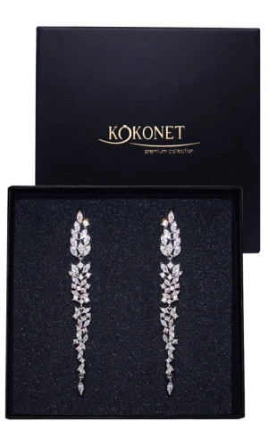 Delikatne lekkie kolczyki ślubne SPOSA silver