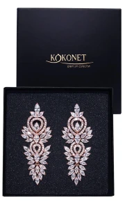 Svatební náušnice GLORY rose