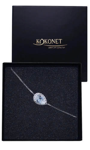 Bransoletka ślubna srebrna EMME silver