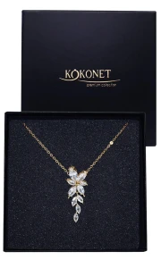 Svatební náhrdelník FLORES gold