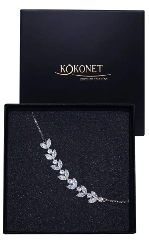 Bransoletka ślubna srebrna ASTRID silver