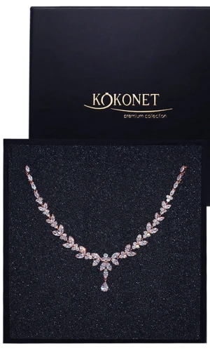 Kolia ślubna różowe złoto  ASTRID rose