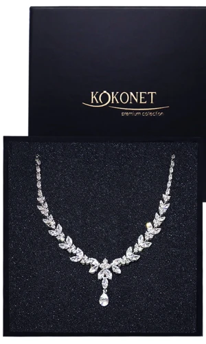 Kolia ślubna srebrna ASTRID silver