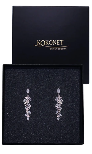 Kolczyki ślubne srebrne SIRRI silver