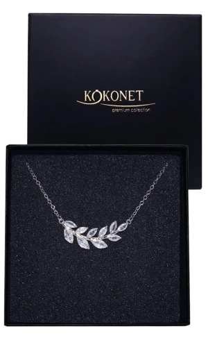 Naszyjnik ślubny srebrny  TOPEA silver