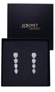 Svatební náušnice DITA silver