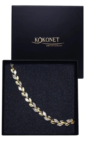 Bransoletka ślubna złota GRAPEA gold