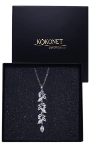 Svatební náhrdelník  FLORIS silver