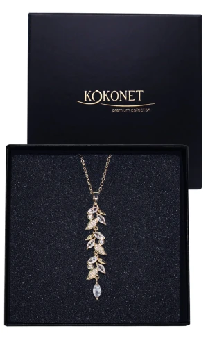 Naszyjnik ślubny złoty FLORIS gold