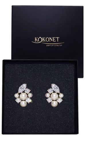 Kolczyki ślubne złote MARYLIN gold