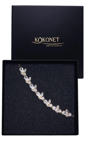 Bransoletka ślubna złota IRIS gold