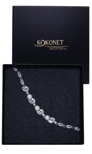 Svatební náramek  DAISY silver