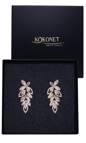 Kolczyki ślubne złote DALMA gold