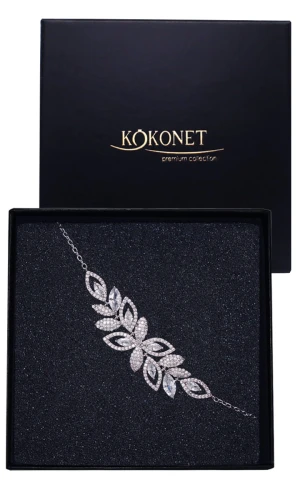 Bransoletka ślubna srebrna DALMA silver