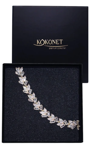 Bransoletka ślubna złota ALENA gold