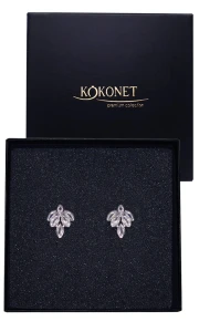 Svatební náušnice INCA silver
