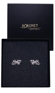 Svatební náušnice BOW silver