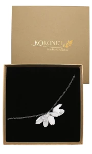 Květinový náramek FORSYTHIA silver