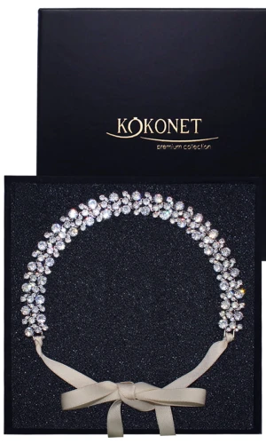 Opaska srebrna ślubna HESTIA silver