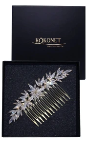 Svatební hřeben BLANCHE gold