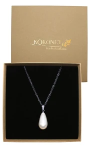 Perlový náhrdelník GOTA silver