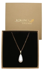 Perlový náhrdelník GOTA gold