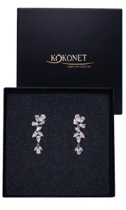 Svatební náušnice BLANCA mini silver