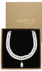 Perlový náhrdelník FOGILA silver