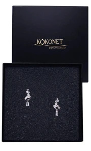 Svatební náušnice LUMINA silver