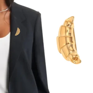Brož z nerezové oceli, croissant rohlík
