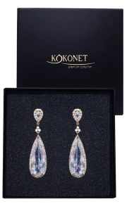 Svatební náušnice zlaté CALISTA gold