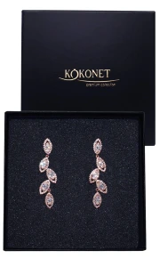 Svatební náušnice LUCE rose