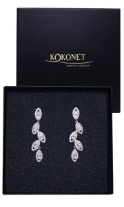 Svatební náušnice stříbrné LUCE silver